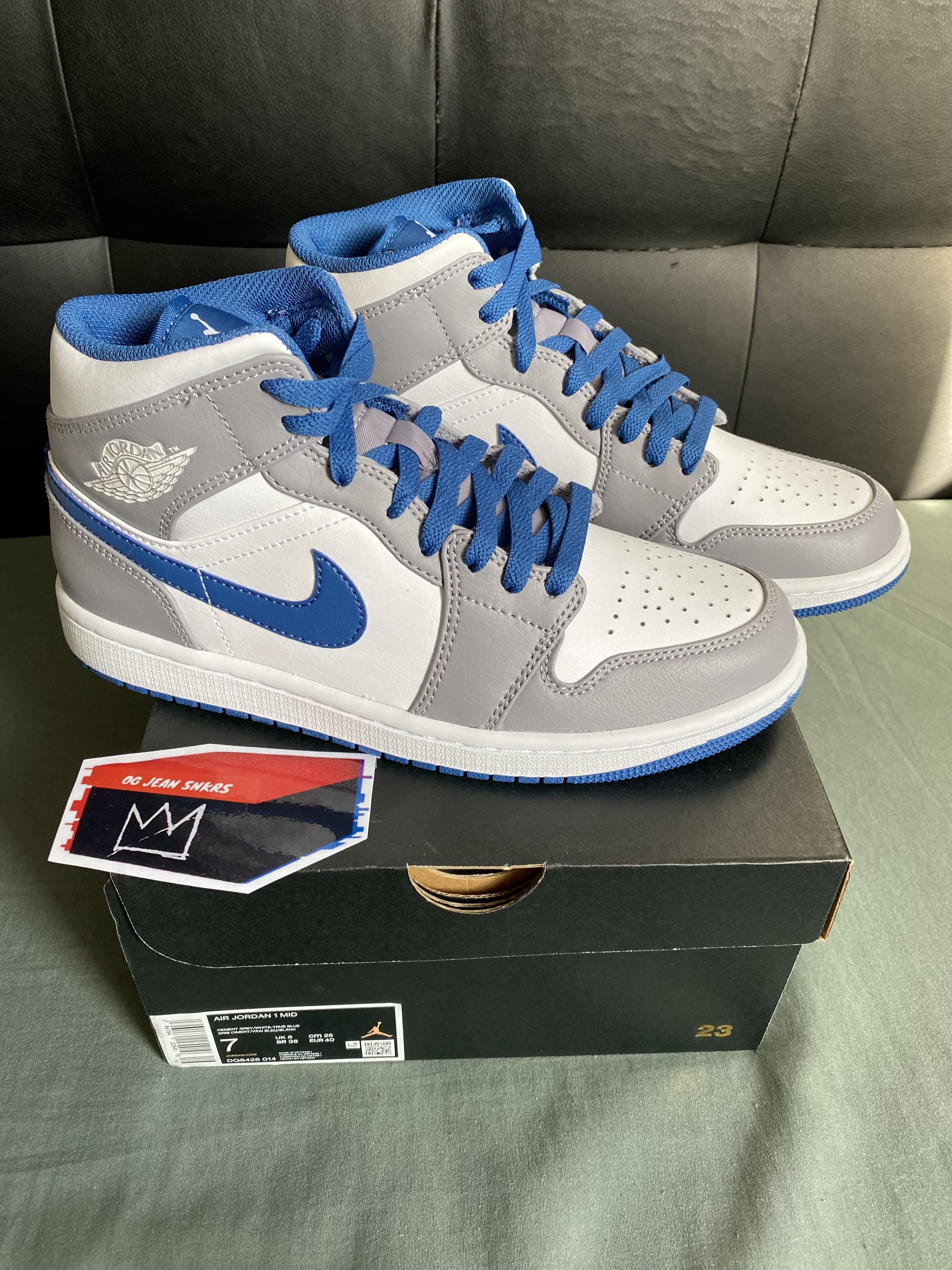 Tenis Sneakers Teni NIKE AIR JORDAN 1 MID TRUE BLUE Originales 2K26 Foto 7293525-3.jpg