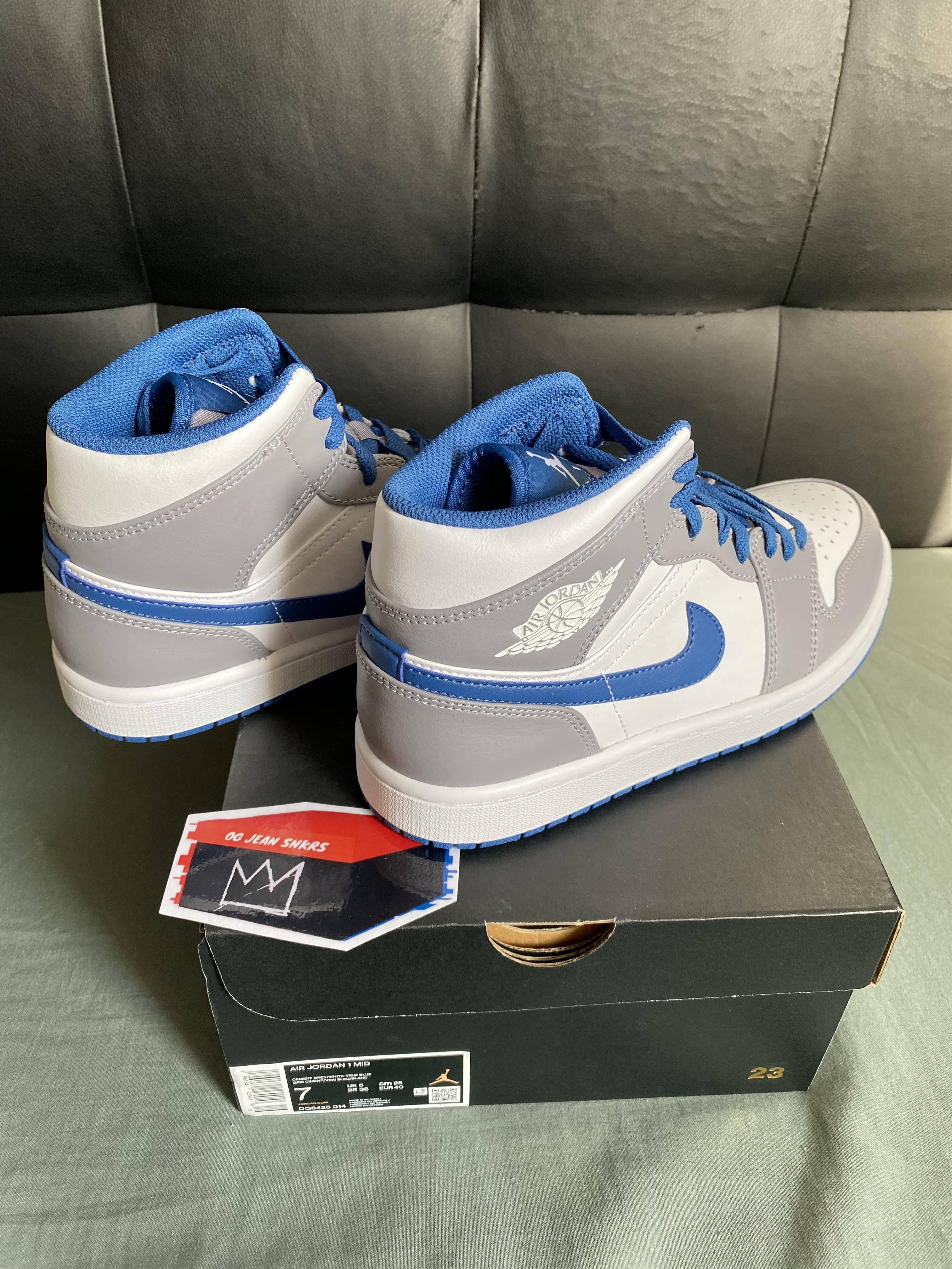 Tenis Sneakers Teni NIKE AIR JORDAN 1 MID TRUE BLUE Originales 2K26 Foto 7293525-4.jpg
