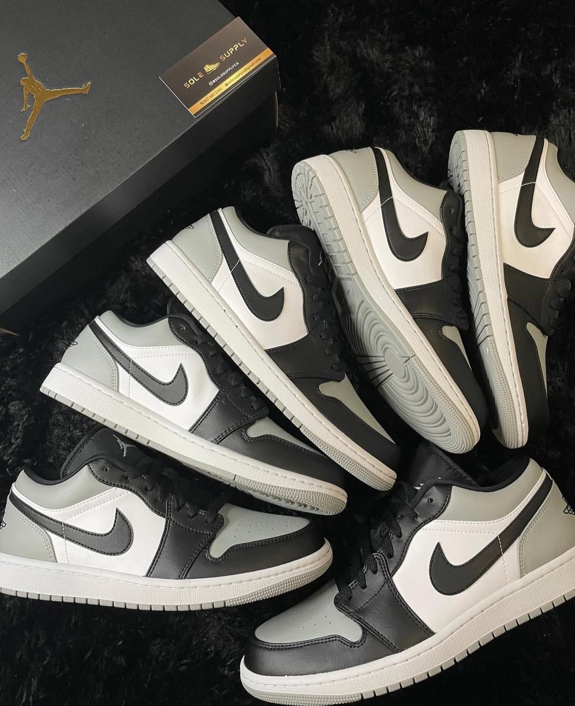 Sneakers Tenis Nike Air Jordan 1 Low Shadow Toe GREY AND BLACK Origina Foto 7293528-3.jpg
