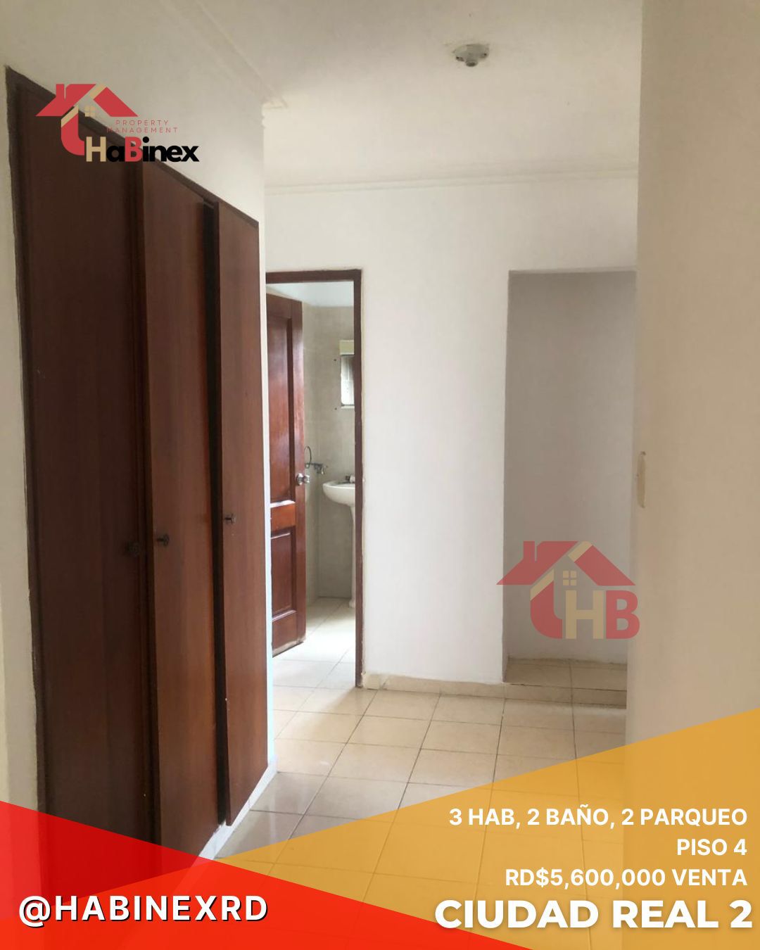 Apto en VENTA Ciudad Real ll 4to piso 3-Hab2-B 2 Parqueos.Av.Rep de Co Foto 7294464-10.jpg