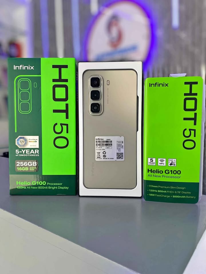 Infinix hot 50 pro 256GB16RAM en Samaná Foto 7295043-1.jpg