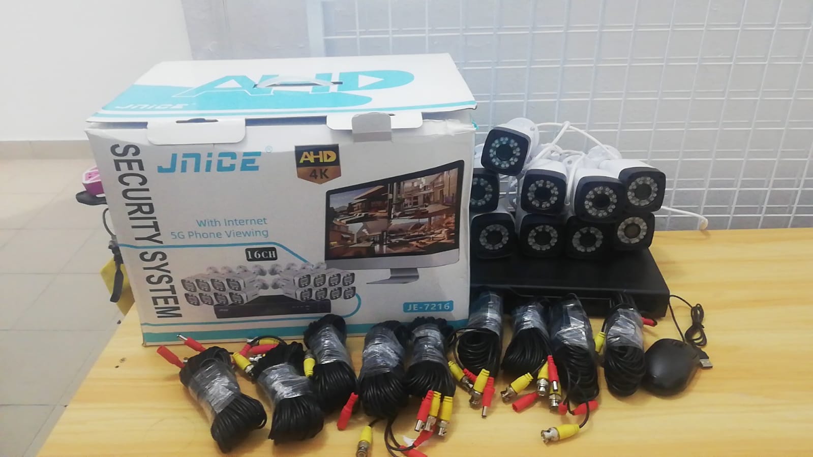 KIT 16 CAMARAS  CABLE  DVR  MOUSE JNICE JE-7216 Foto 7296478-1.jpg