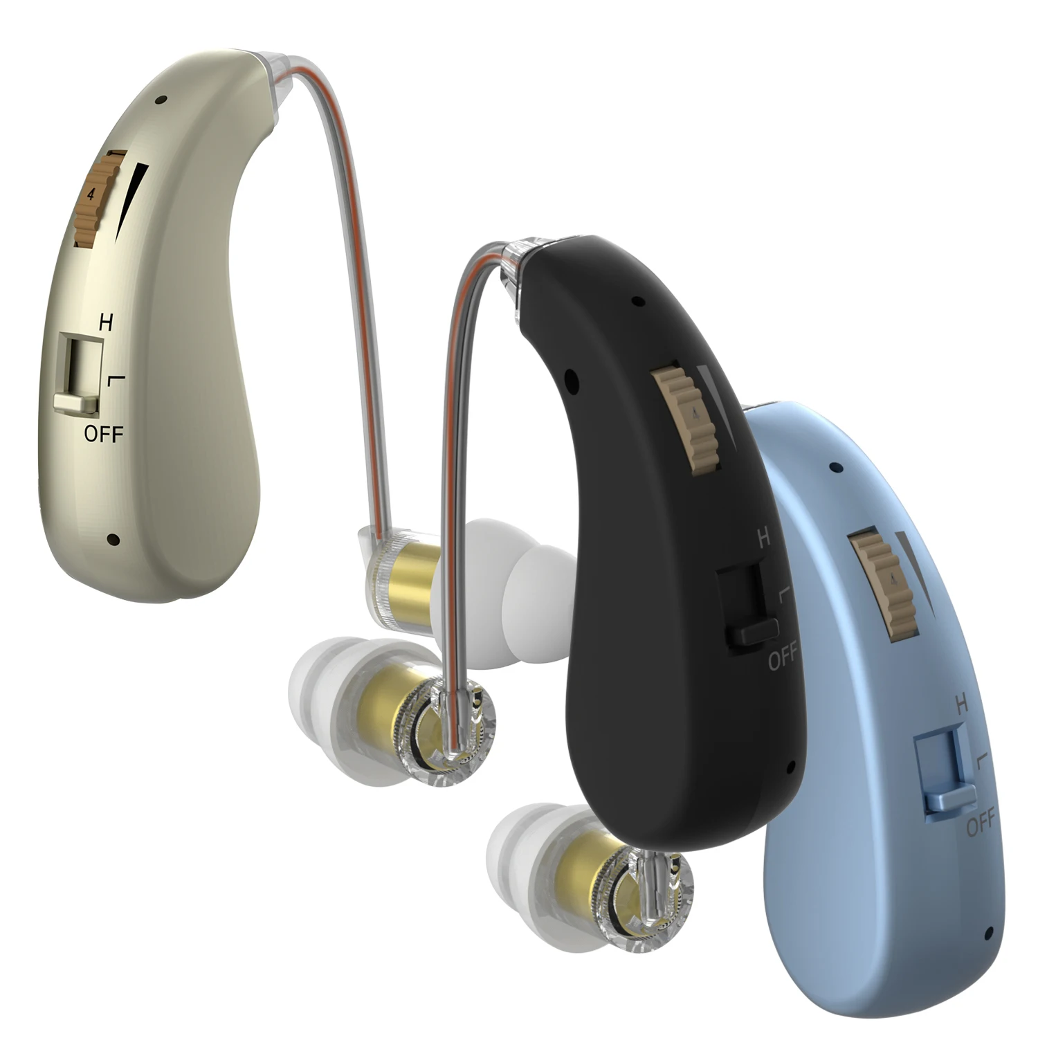 Auriculares Amplificadores para sordos RECARGABLES  amplificadores par Foto 7298199-1.jpg