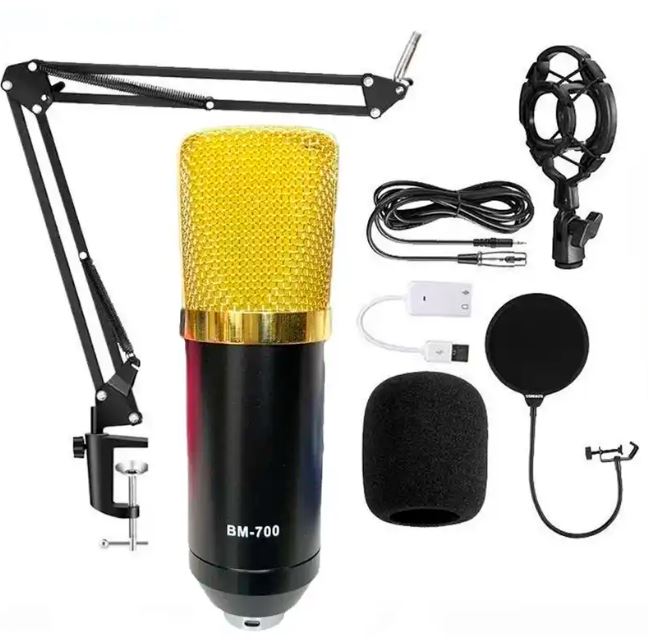 KIT DE MICROFONO CONDENSADOR BM-700 Foto 7302554-1.jpg