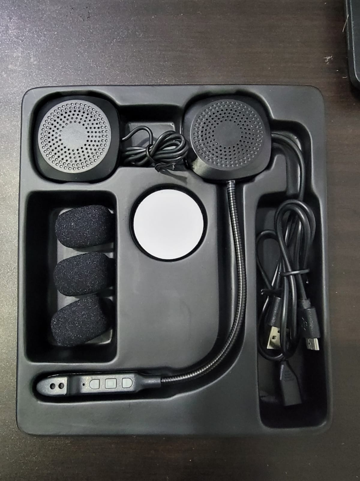 Audífonos Bluetooth para Casco de Motor con Micrófono  Manos Libres  C Foto 7303726-2.jpg
