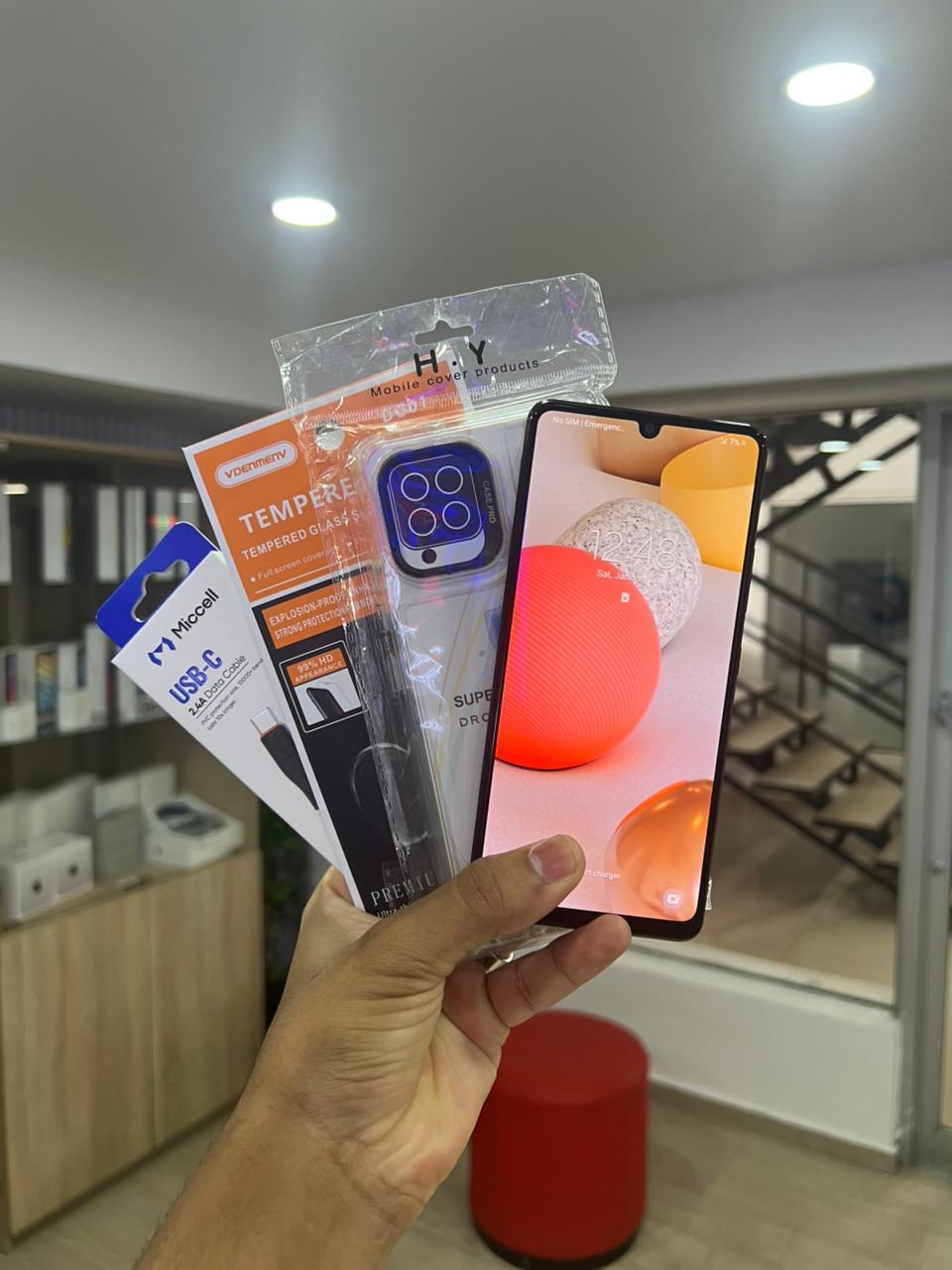 OFERTA! Samsung Galaxy A42 5G con cargador Protector de pantalla y cov Foto 7304082-1.jpg