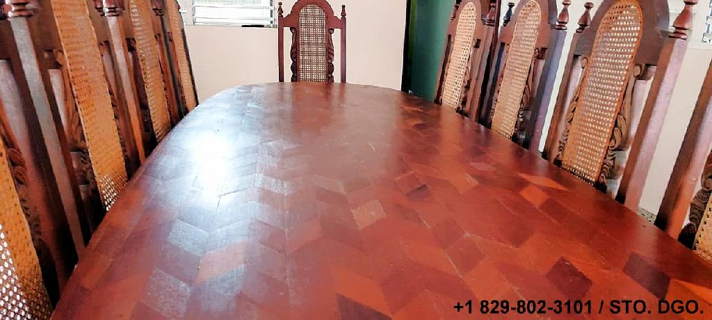 Vendo maravilloso juego de comedor artesanal  Foto 7304290-2.jpg