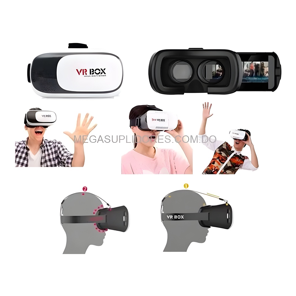  Lentes Realidad Virtual 3D Gafa VR Box Con Control Bluetooth iPhone  Foto 7304506-1.jpg