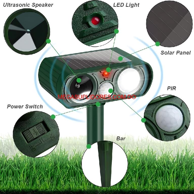  Repelente Solar Ultrasonico para Animales Sensor de Movimiento Foto 7304580-1.jpg