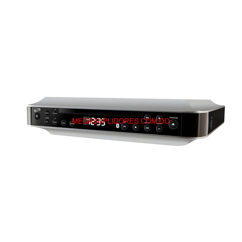  Sistema de Radio Bluetooth Reproductor CD FM Reloj - Control Remoto Foto 7304593-3.jpg