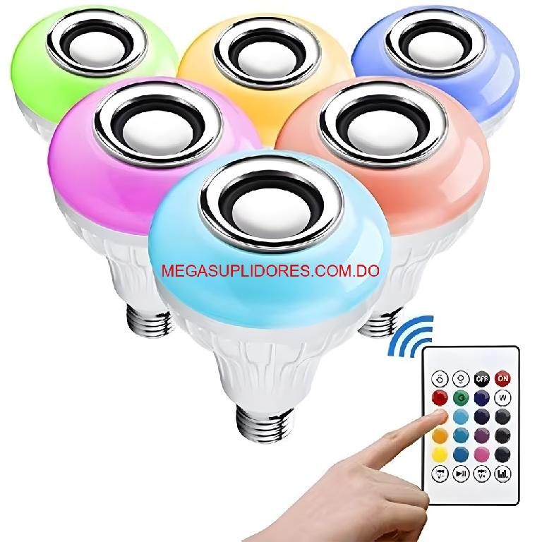  Bombilla LED Bocina Bluetooth – Control Remoto Cambia Colores Foto 7304728-1.jpg