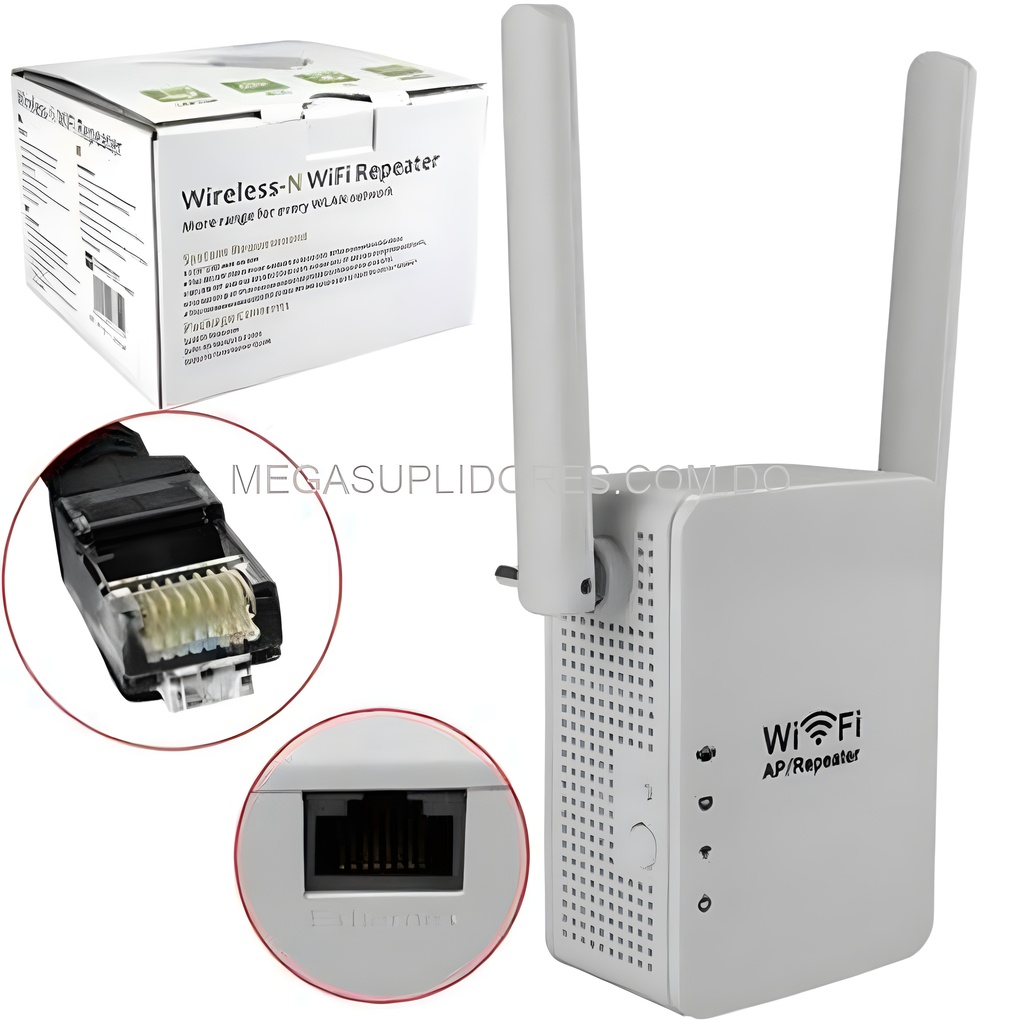  Repetidor Wifi  Amplificador Wifi Doble Antena con Puerto RJ45  Foto 7304760-6.jpg