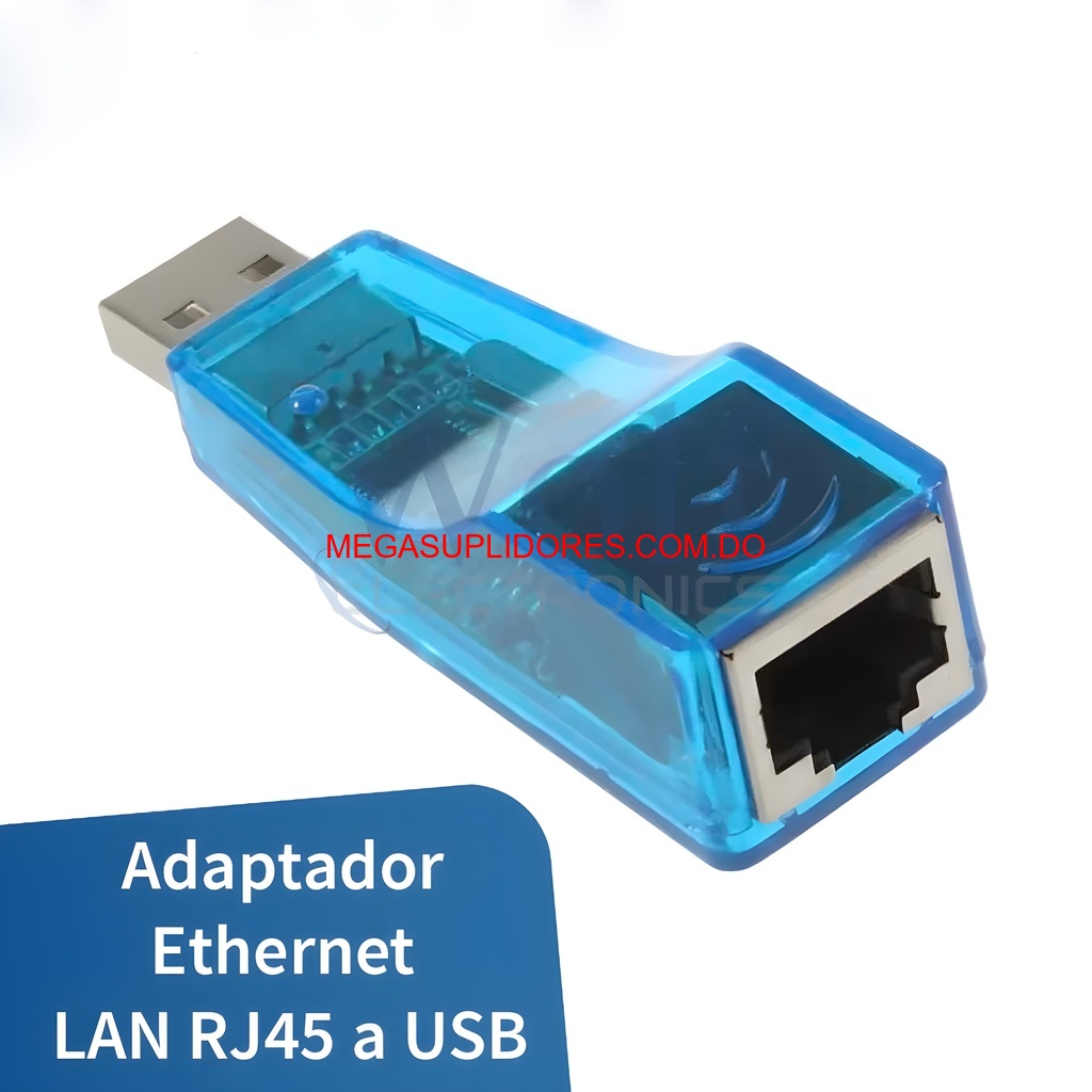  Adaptador USB a LAN RJ45 10/100Mbps – Tarjeta de Red PC y Laptop Foto 7304766-2.jpg