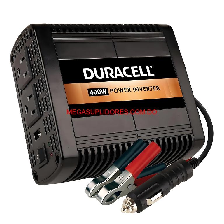  Inversor de Vehiculos Duracell 400W AC 110V USB 2.4A - 12V DC Foto 7304776-1.jpg