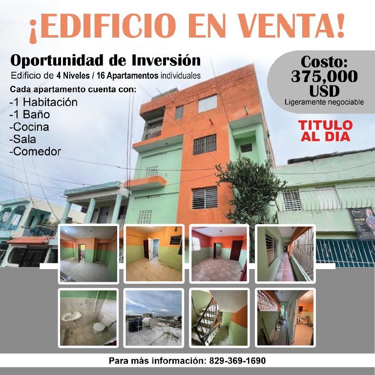 Venta de edificio de 16 apartamentos Titulo al dia Foto 7309586-1.jpg