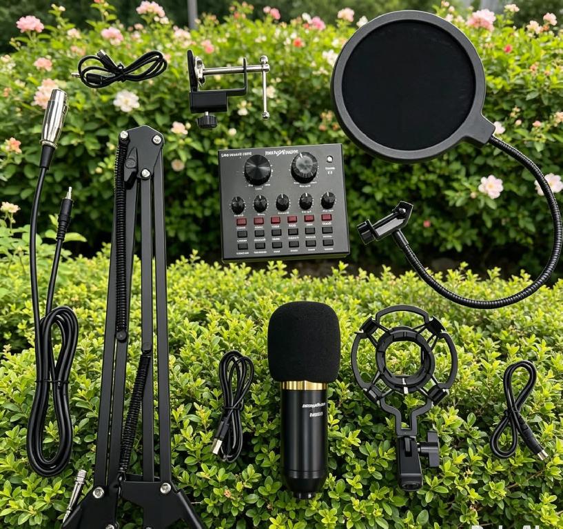 Kit de Grabación de Audio / Estudio Portátil   Conjunto completo para  Foto 7311746-1.jpg
