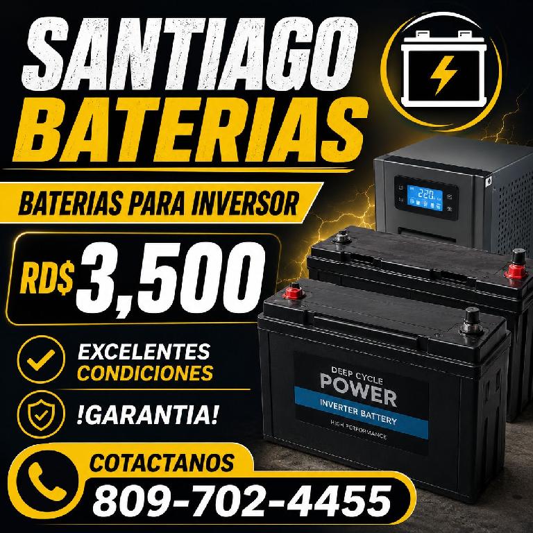 Baterías para inversor en Santiago desde RD3500 Foto 7311772-1.jpg