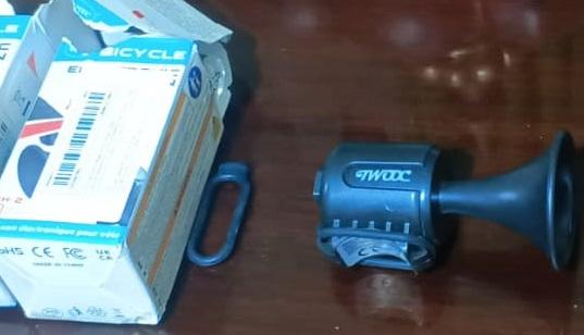 Luz delantera mas Bocina para bicicleta Leer descripción Foto 7313925-4.jpg