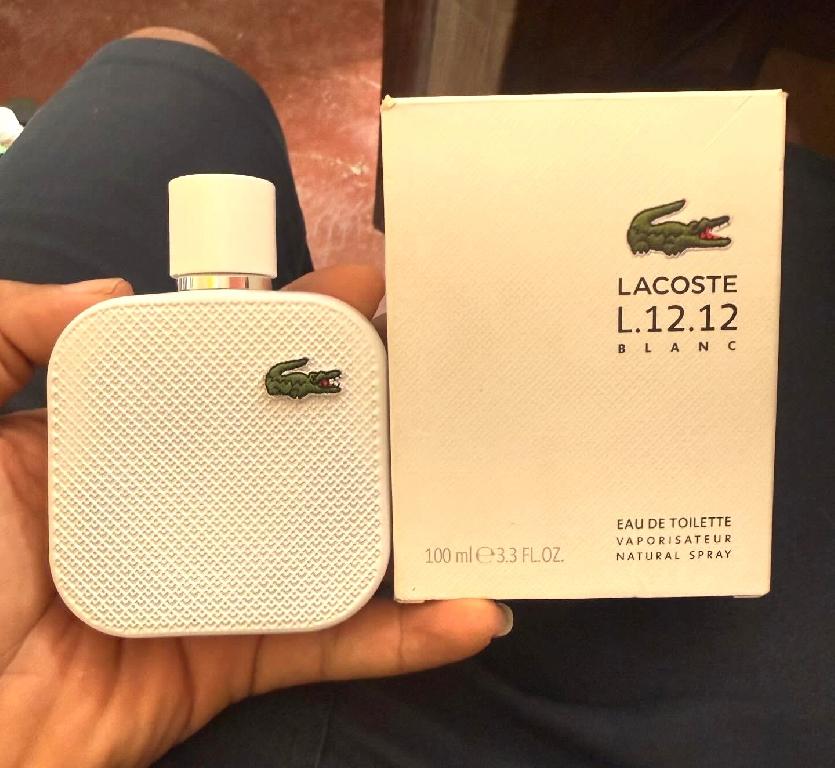 Perfume Lacoste L.12.12 Blanc de 100ml aroma limpio fresco Y elegante Foto 7313948-1.jpg
