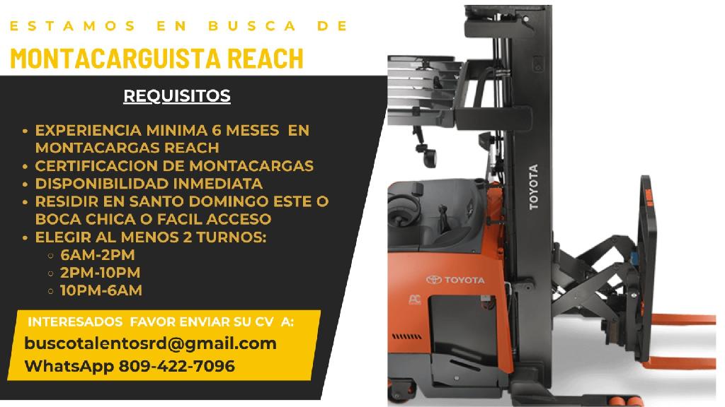 VACANTE DE MONTACARGA REACH Foto 7314211-1.jpg