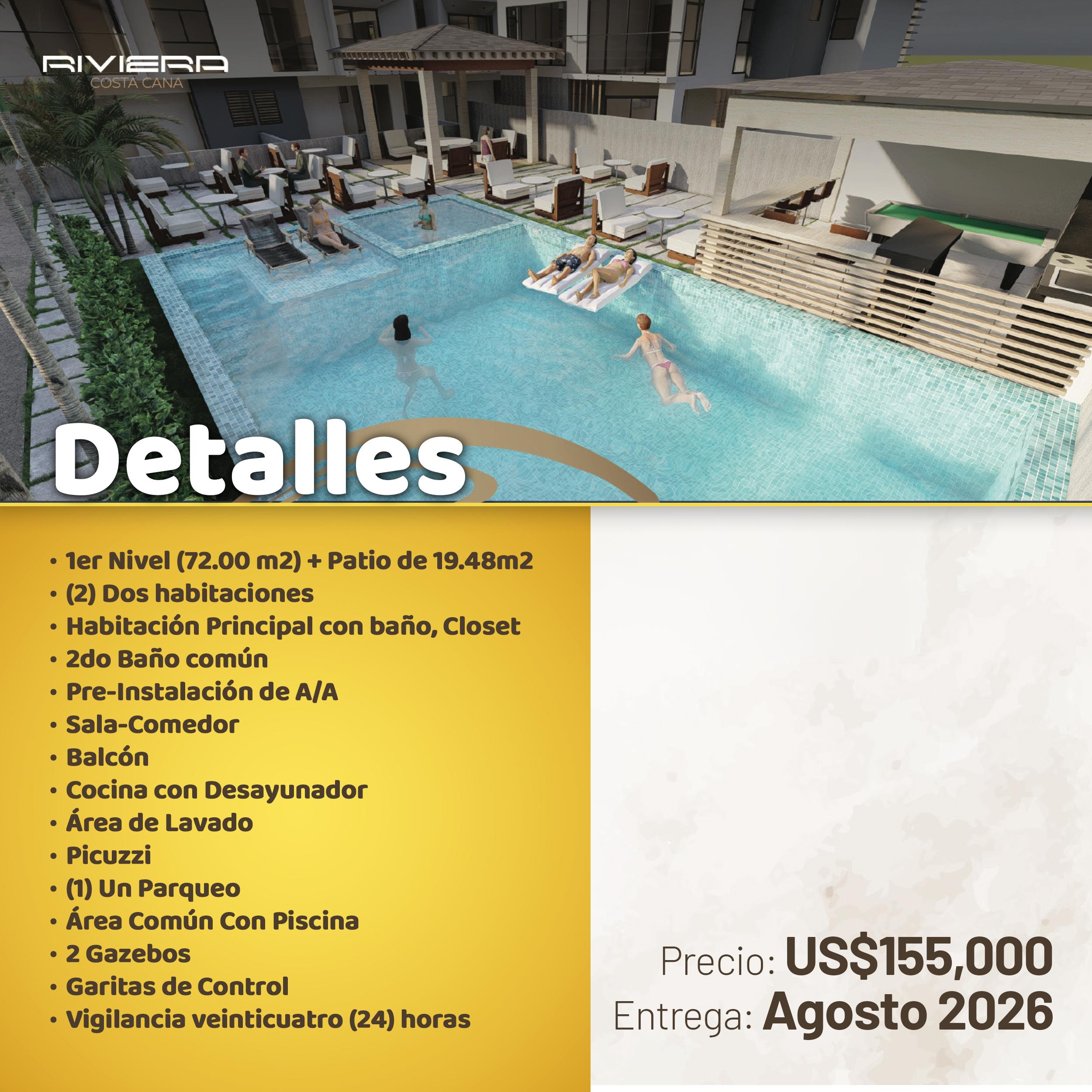Apartamento en Punta Cana casi listo Titulo en Mano Foto 7314239-9.jpg