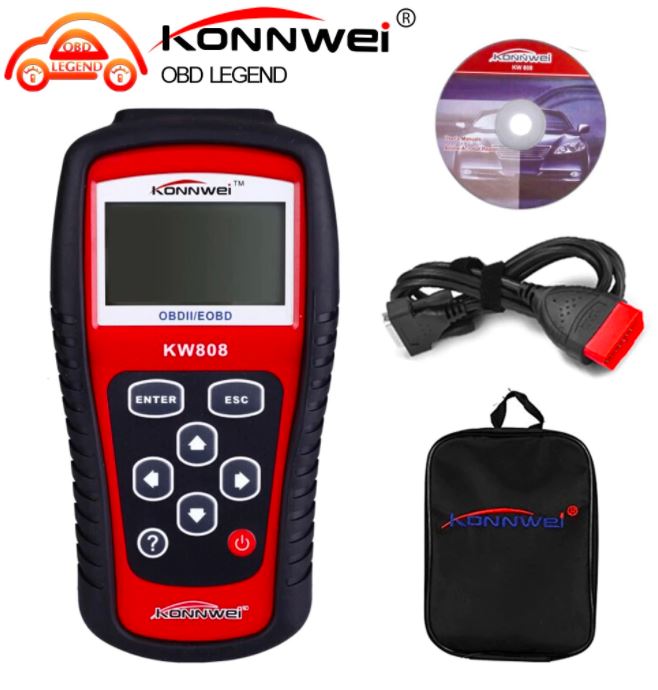 Escáner Automotriz KW808 con Pantalla para Diagnóstico OBDII Foto 7314258-2.jpg