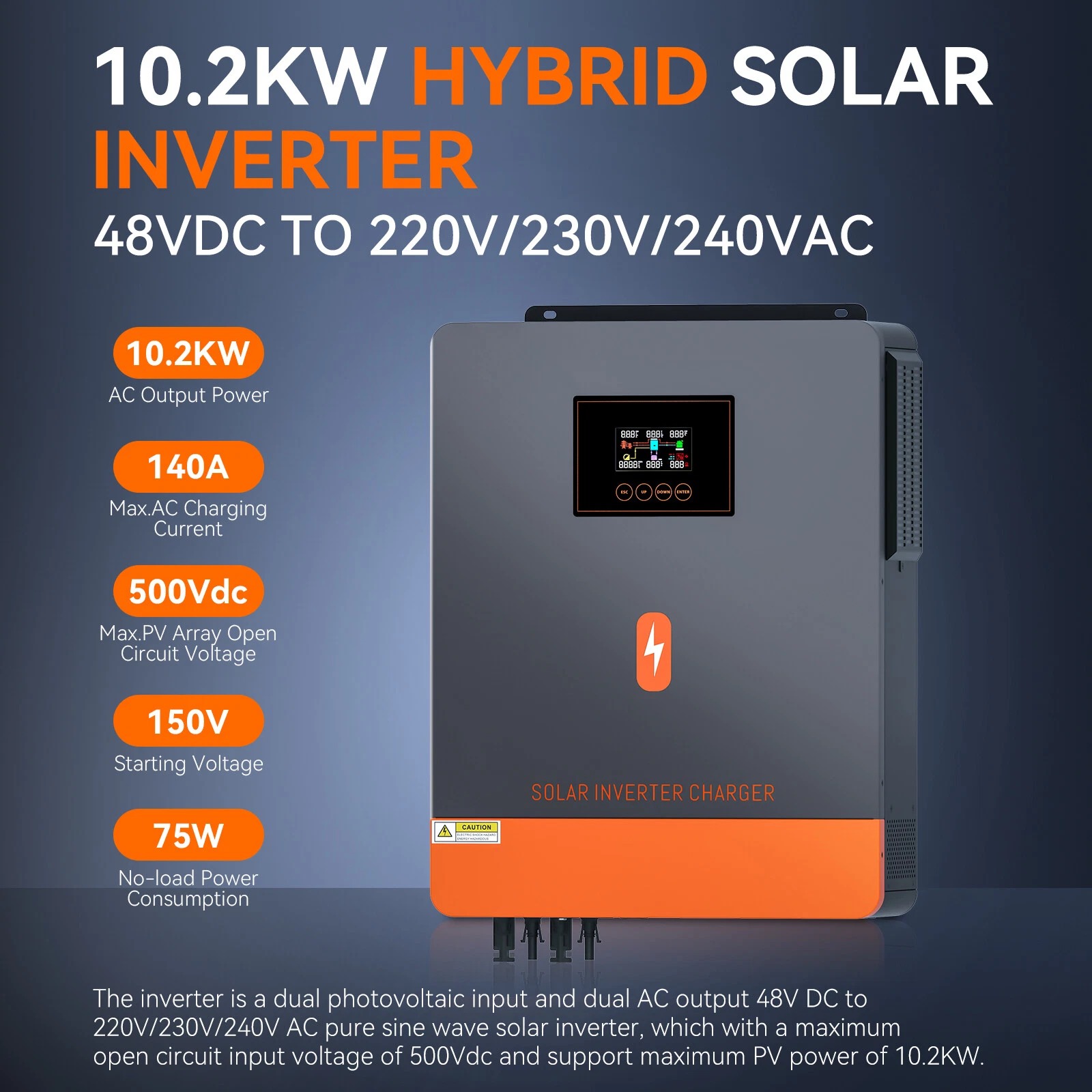 Venta de Inversor Hibrido PowMir 10.2 kW 48V USADO Foto 7314371-5.jpg