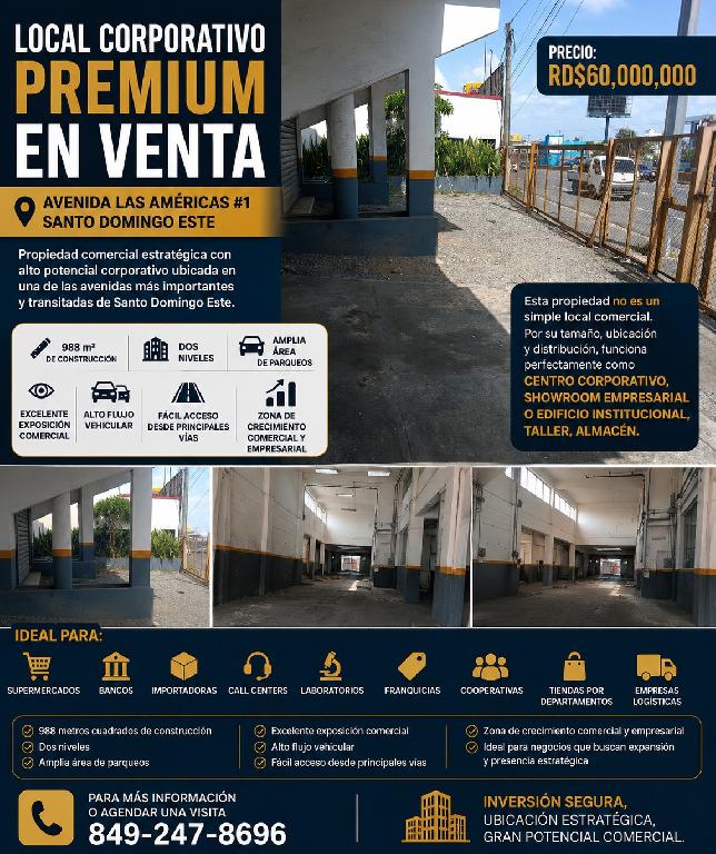 local  comercial o cualquier tipo de negocio en las americas proximo a Foto 7314520-1.jpg