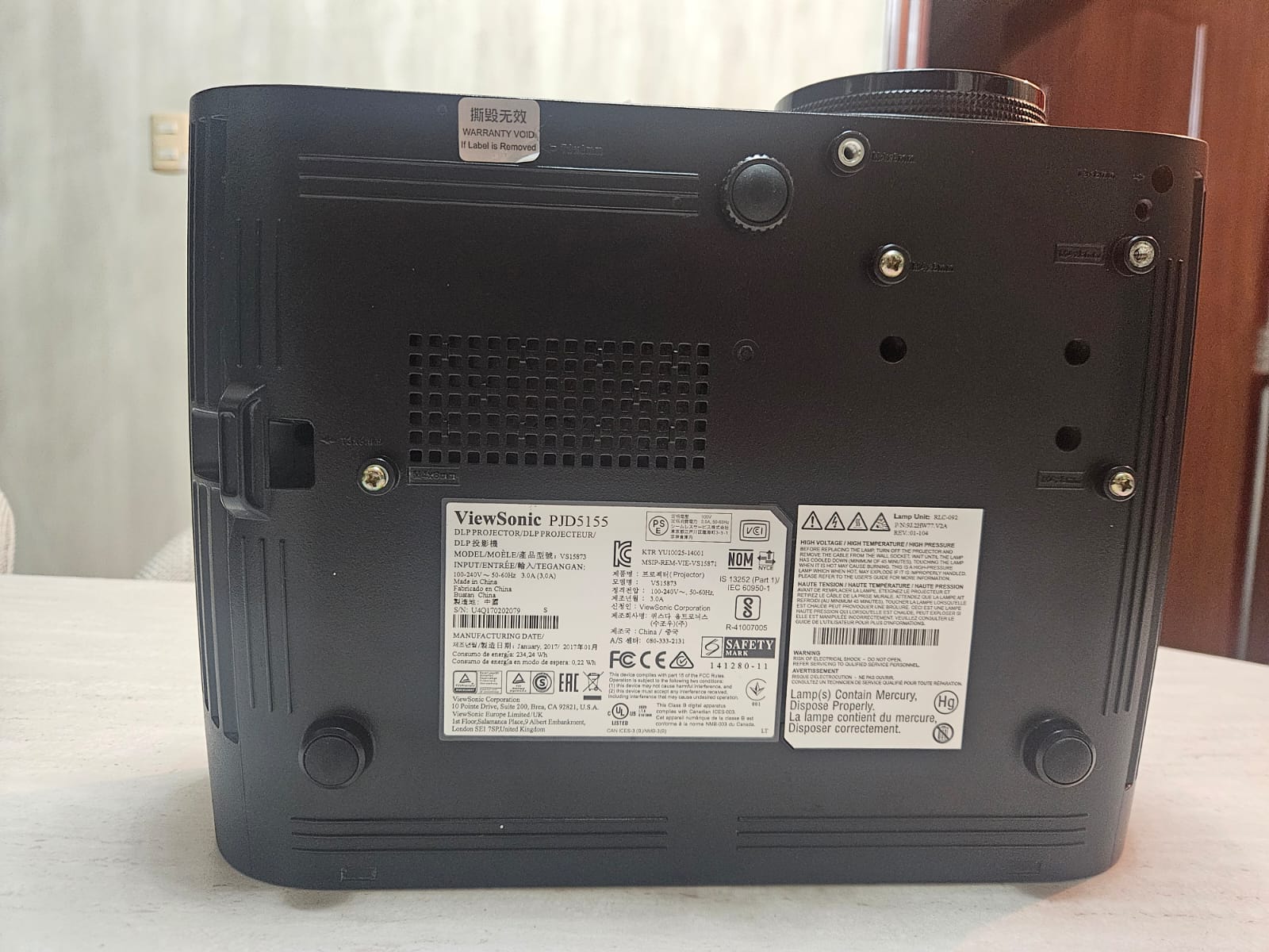 Vendo Proyector ViewSonic PJD5155 Como Nuevo Foto 7314571-4.jpg