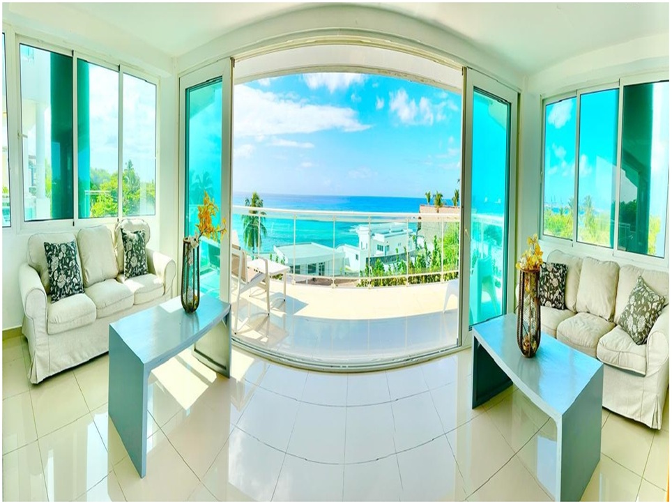 ALQUILO PENTHOUSE AMUEBLADO CON VISTA AL MAR EN EN BOCA CHICA 3 HABS.  Foto 7314586-12.jpg