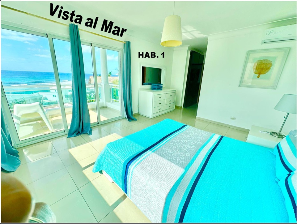 ALQUILO PENTHOUSE AMUEBLADO CON VISTA AL MAR EN EN BOCA CHICA 3 HABS.  Foto 7314586-4.jpg