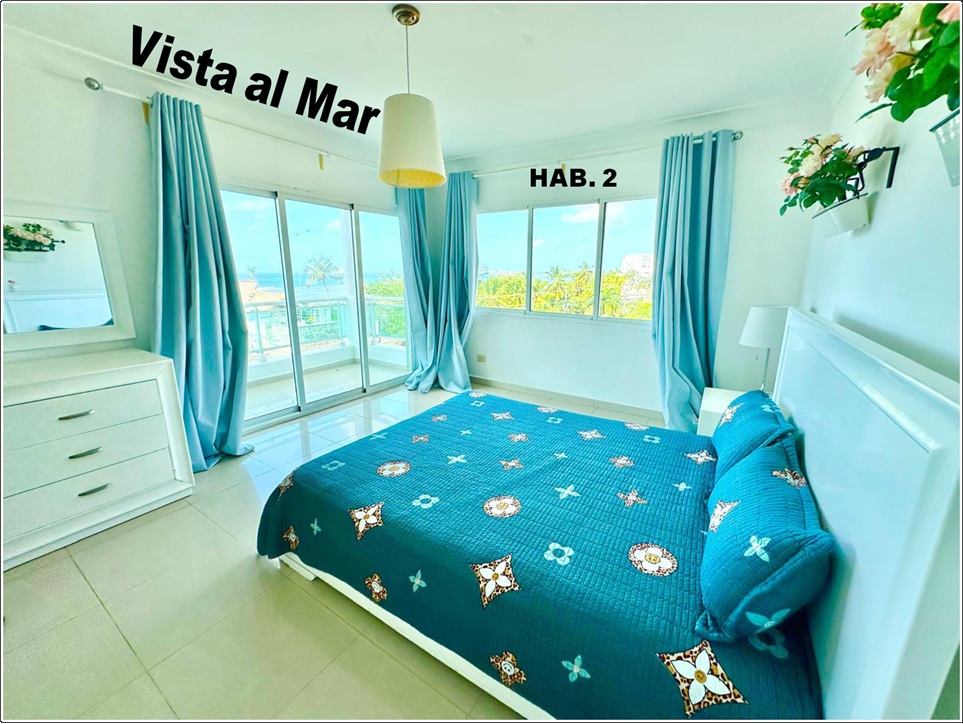 ALQUILO PENTHOUSE AMUEBLADO CON VISTA AL MAR EN EN BOCA CHICA 3 HABS.  Foto 7314586-5.jpg