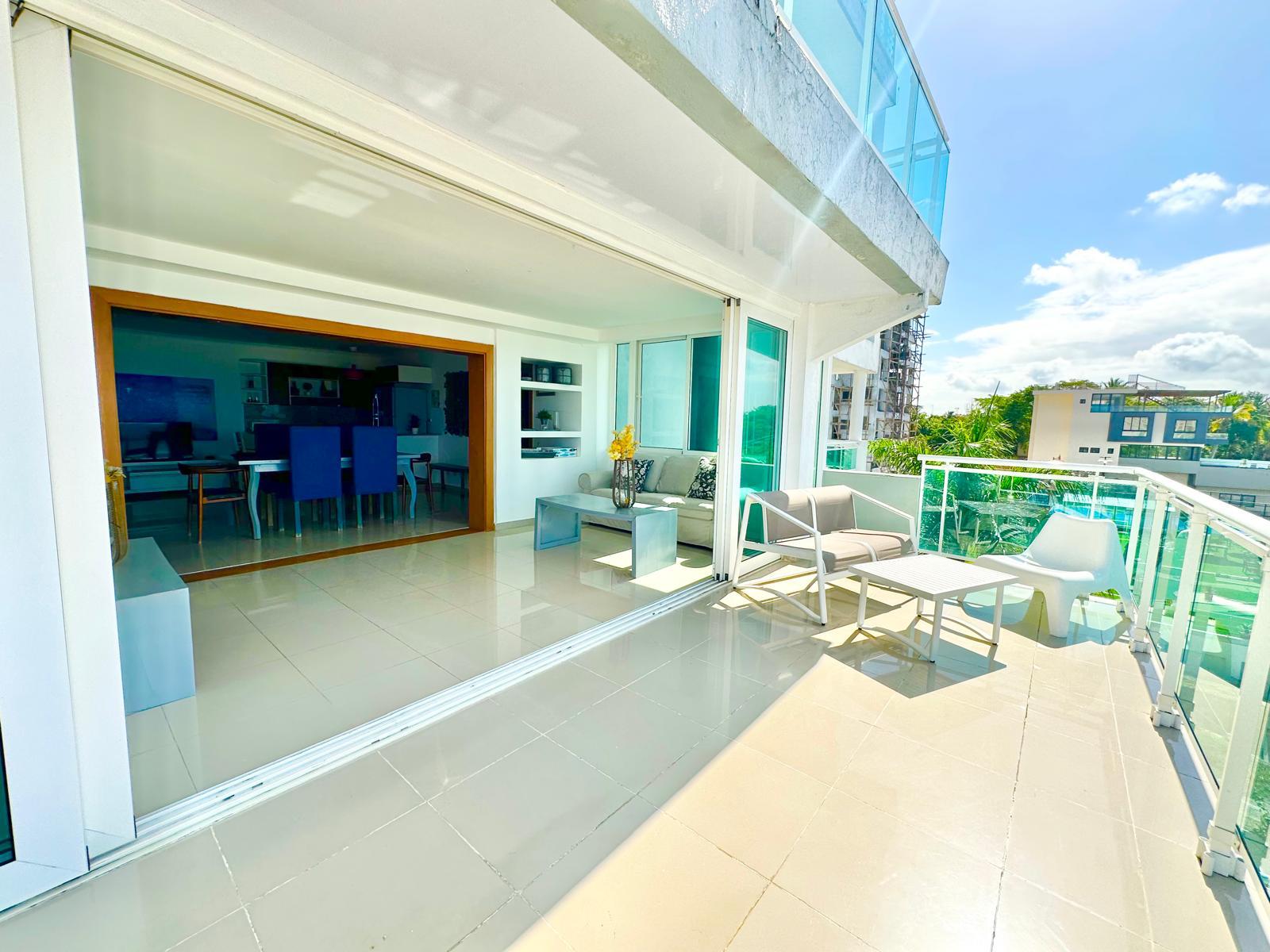 ALQUILO PENTHOUSE AMUEBLADO CON VISTA AL MAR EN EN BOCA CHICA 3 HABS.  Foto 7314586-8.jpg