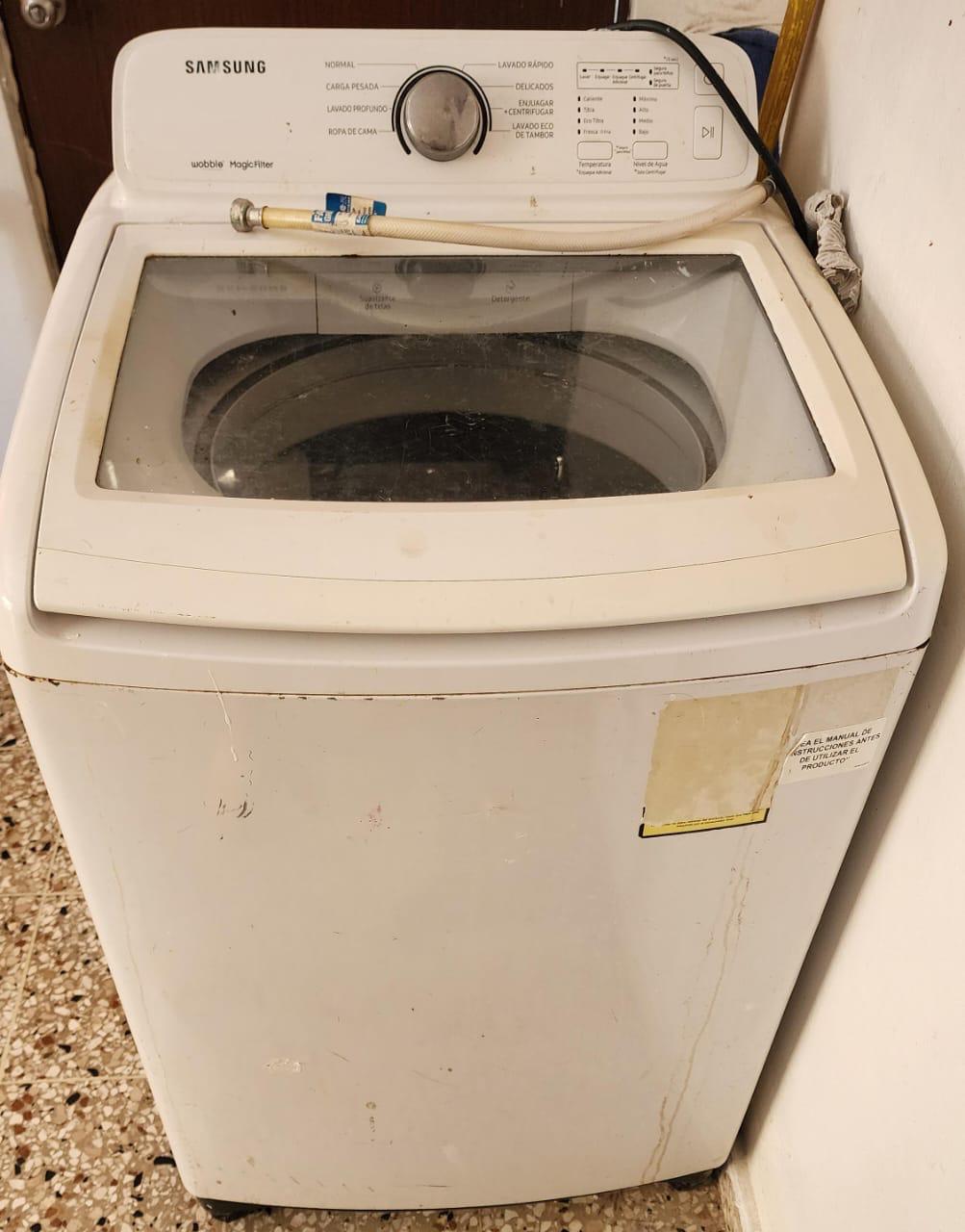 Lavadora Automatica Samsung 40 Libras 18 kg - Ideal para Reparación Foto 7314619-6.jpg