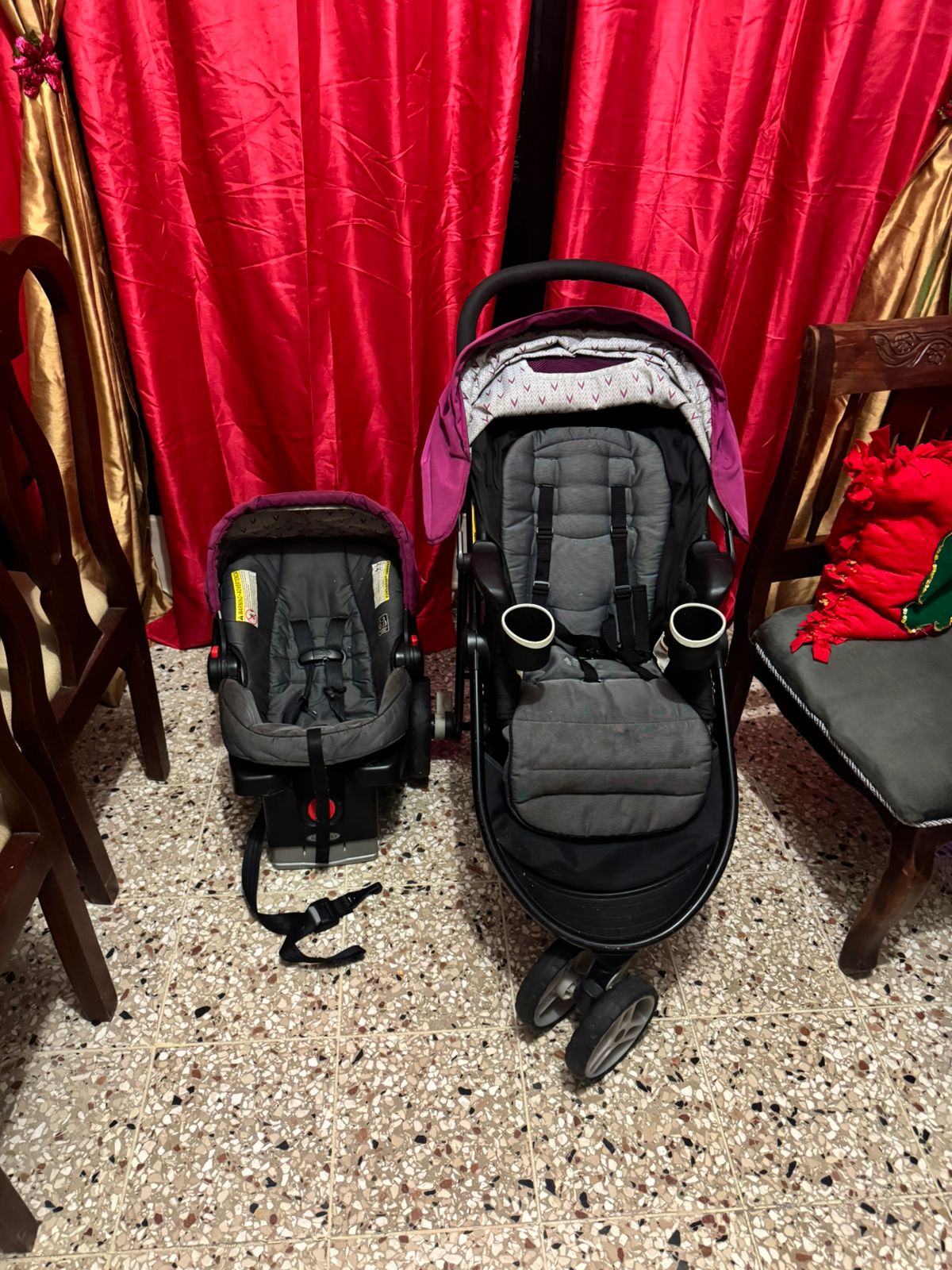 Sistema de Viaje Graco Coche  Car Seat USADO Foto 7314620-3.jpg