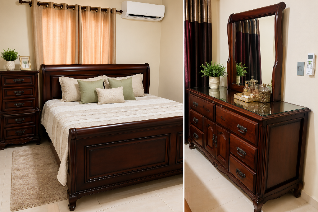 Juego de habitación King Zise en caoba centenario  Foto 7314790-1.jpg