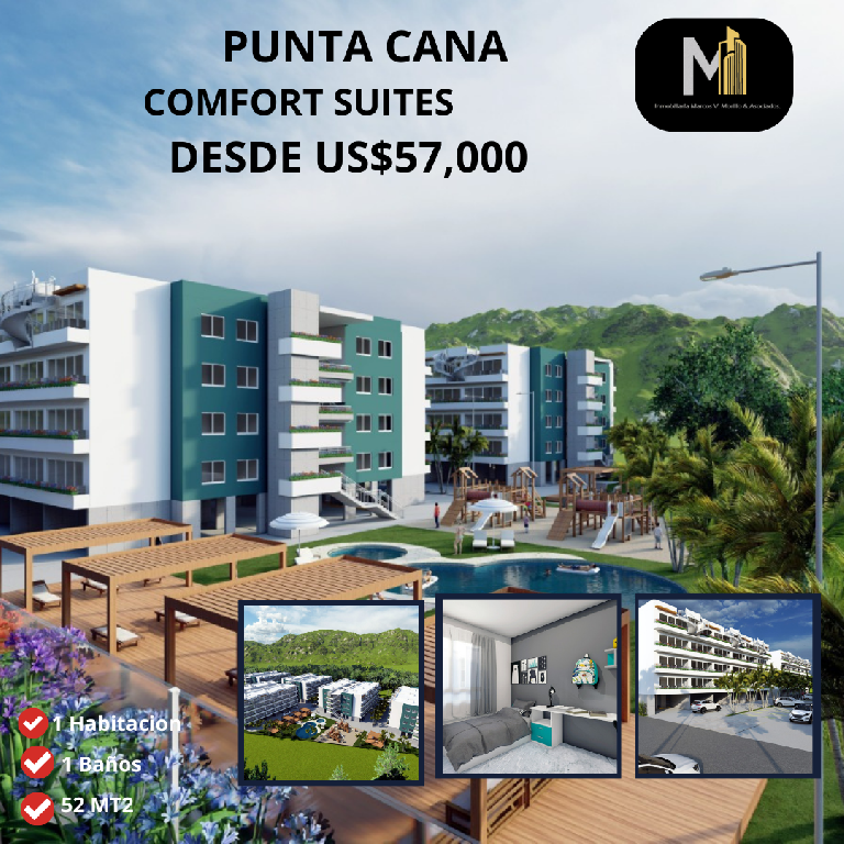 Vendo apartamentos Confort suite en Punta Cana Foto 7314880-1.jpg