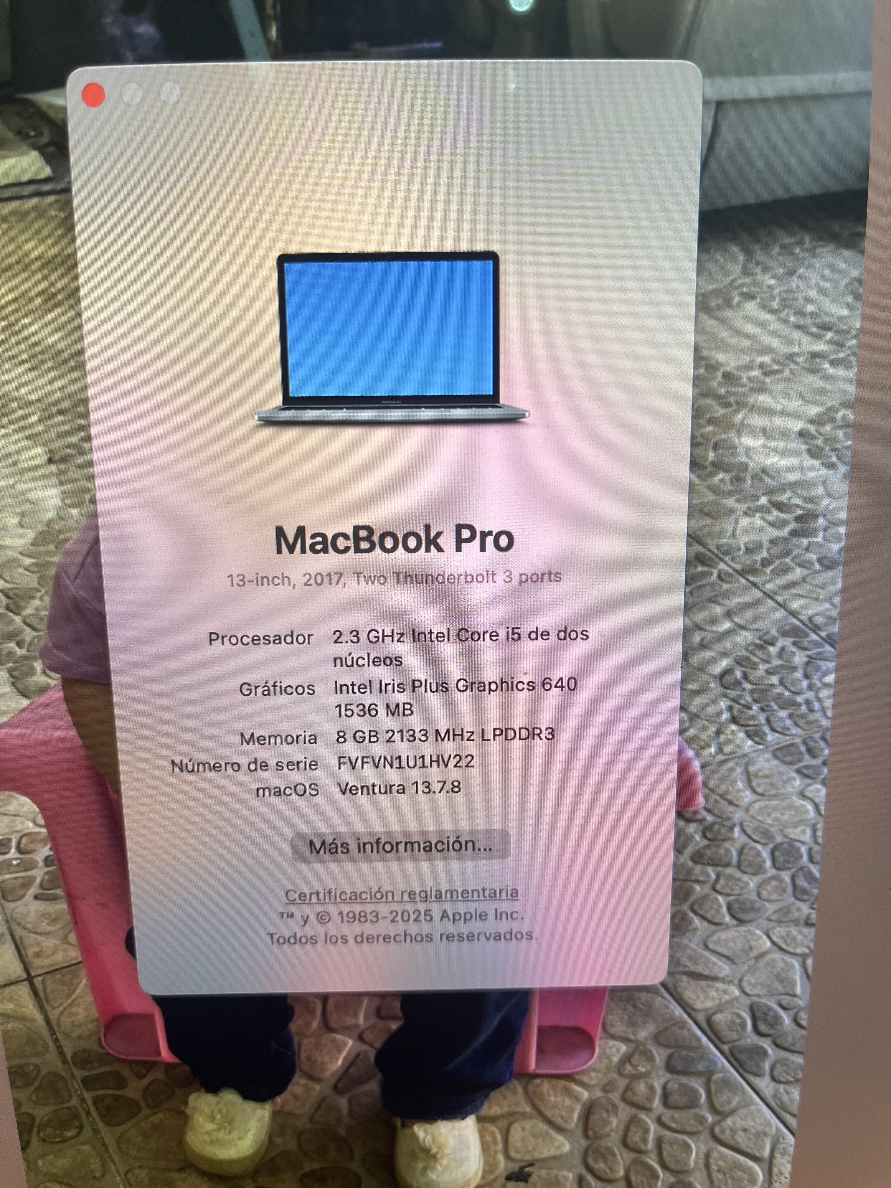MacBook Pro año 2017 13 pulgadas  Foto 7315485-2.jpg