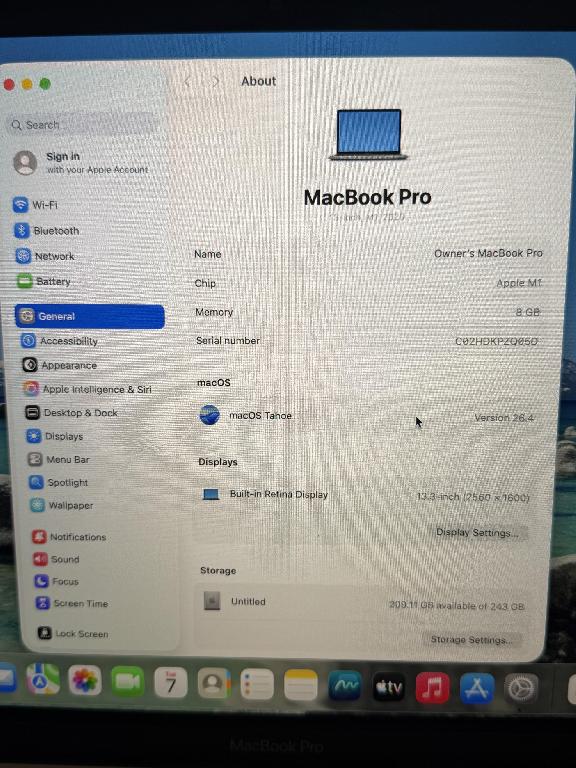 macbook pro m1 de 13 2020 8gb 256gb Foto 7315498-1.jpg