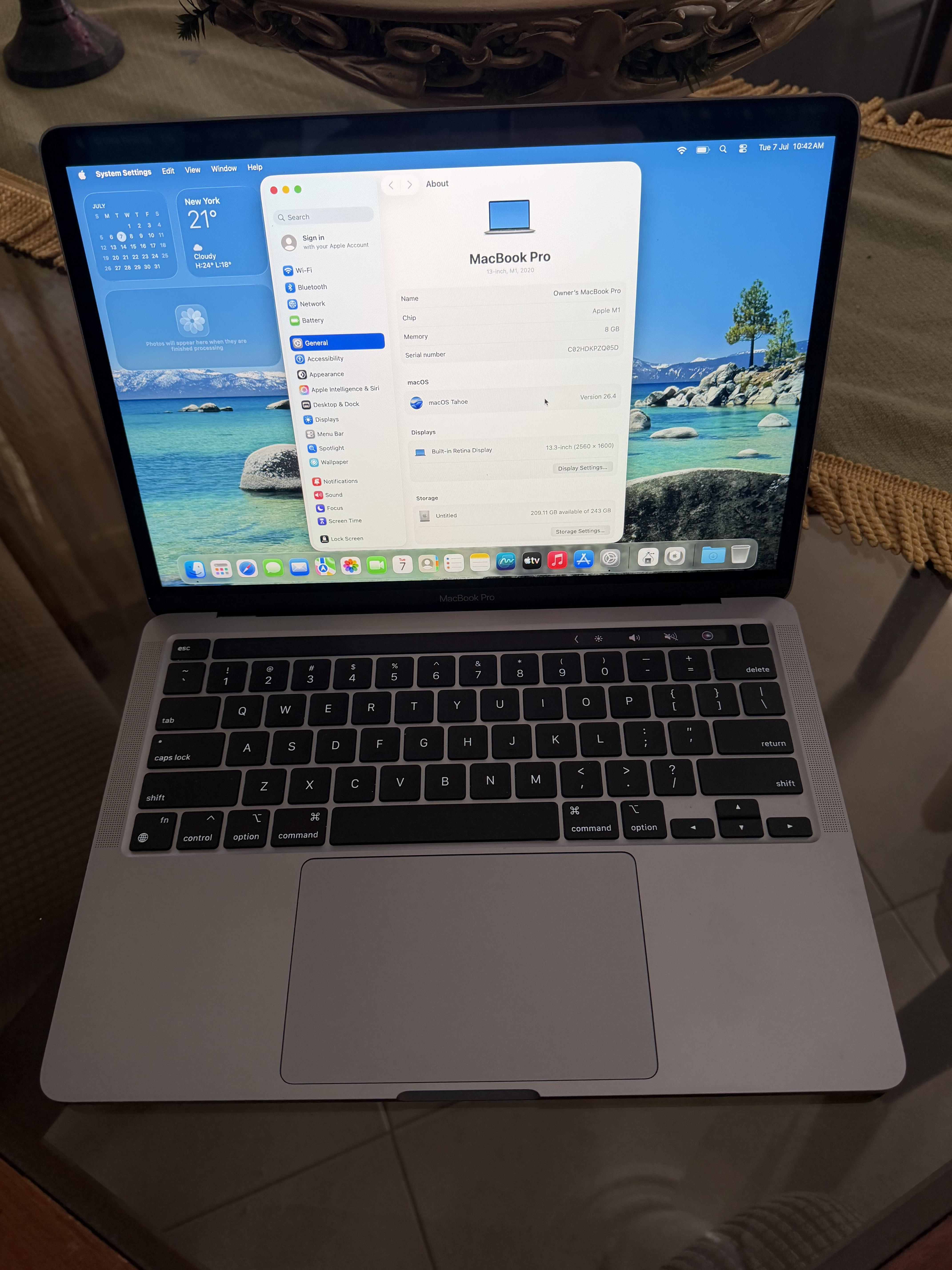 macbook pro m1 de 13 2020 8gb 256gb Foto 7315498-2.jpg