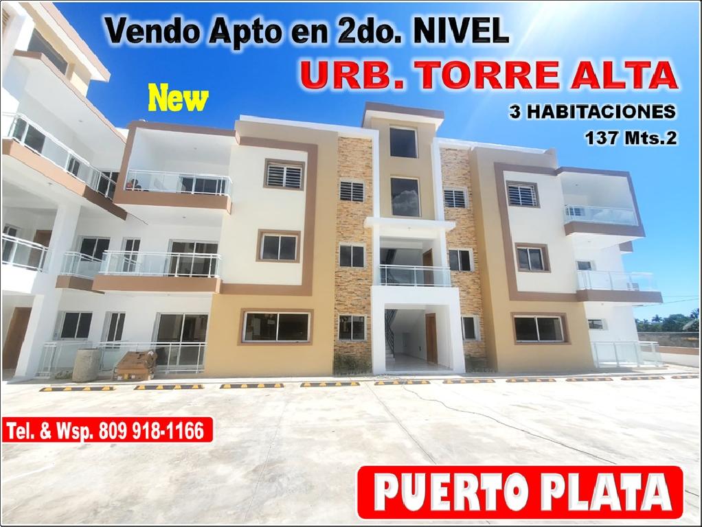 Vendo Exclusivo Apto de 3 HABS. 137 Mts.2 en URB. TORRE ALTA de Puerto Foto 7315510-1.jpg