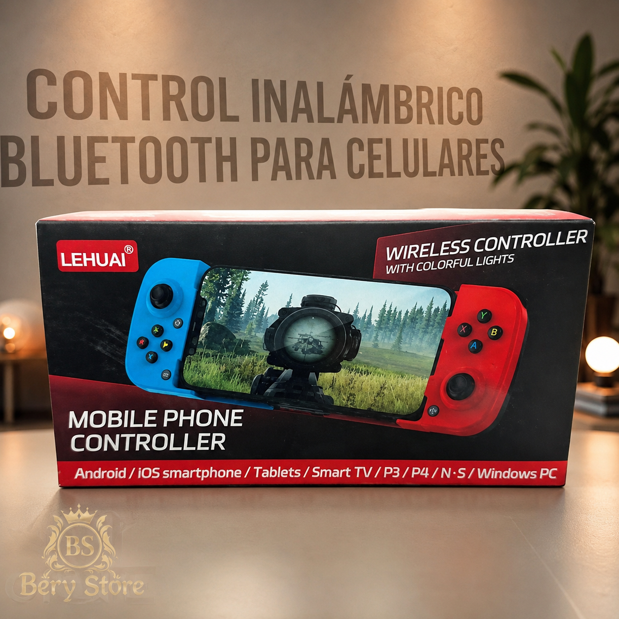 Control inalámbrico Bluetooth para celulares Android iPhone y tablet.  Foto 7315646-2.jpg