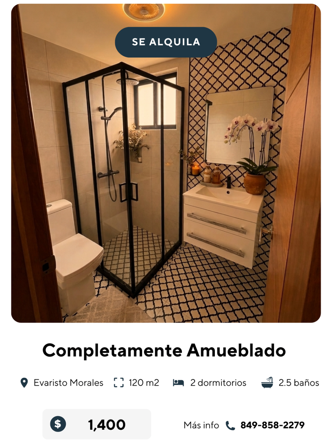 Evaristo Morales  Apartamento Amueblado  2 Hab.  Piscina  Gimnasio  US Foto 7315653-5.jpg