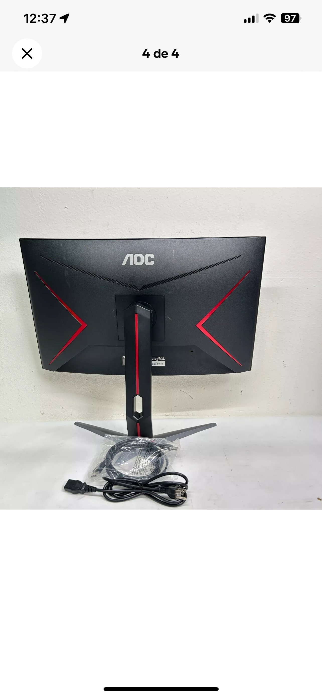 Monitor gamer AOC 27 pulgada curve  Foto 7315701-2.jpg