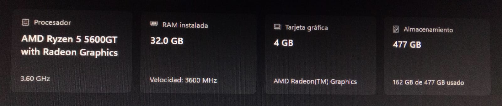 PC Gamer y Trabajo Pesado - Ryzen 5 5600GT / 32GB RAM / 500GB SSD Solo Foto 7315703-5.jpg