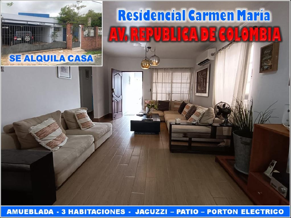 ALQUILO Casa AMUEBLADA en LA REPUBLICA DE COLOMBIA 3 HABS. 291 Mts.2 P Foto 7315815-1.jpg