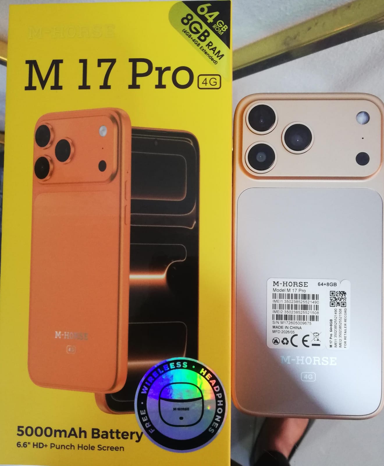 Celular M Horse M17 Pro 64GB  8GB RAM Rendimiento Sin Límites Foto 7315859-4.jpg