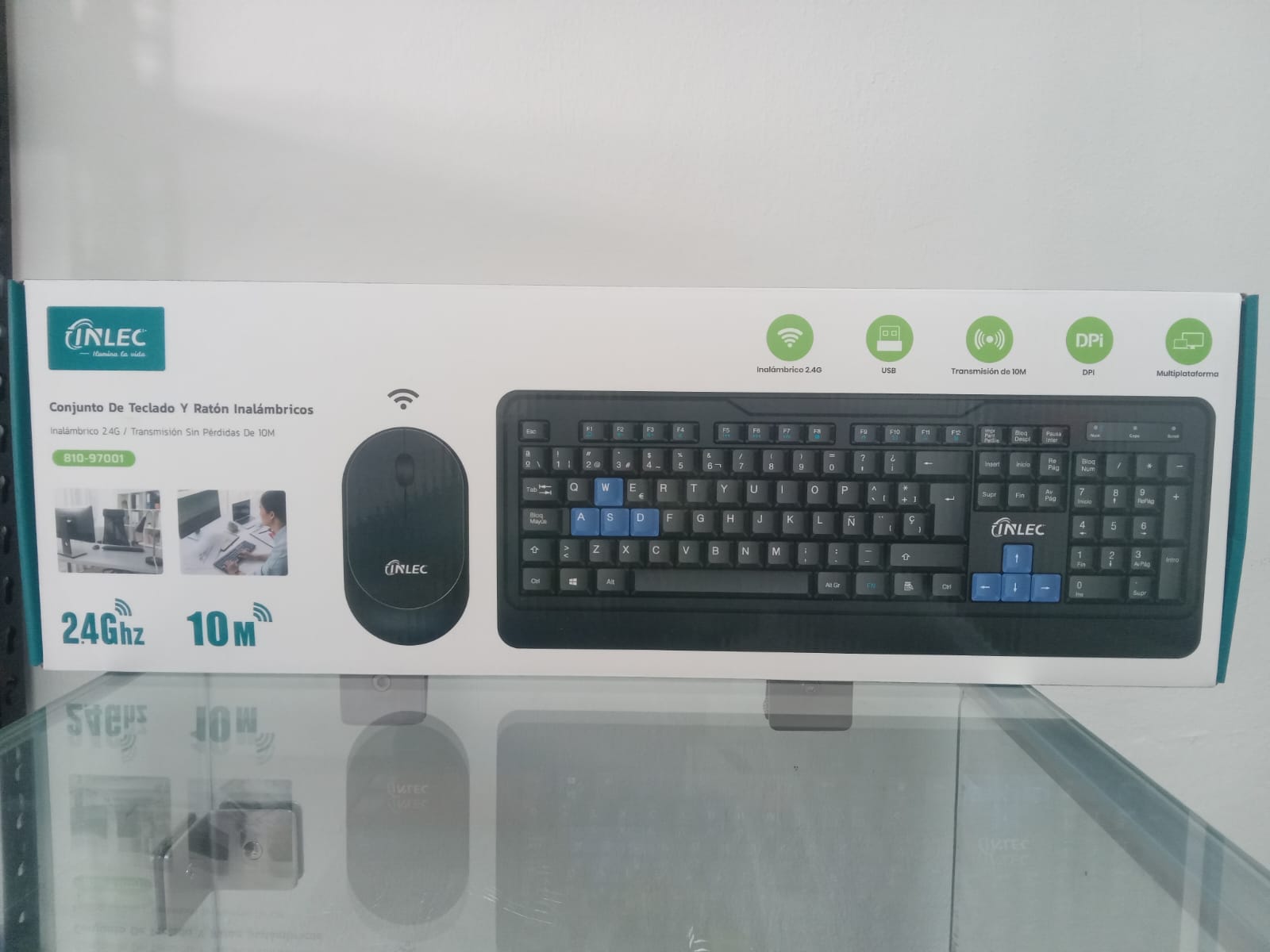 Combo de Teclado y Ratón Inalámbricos INLEC Foto 7315914-1.jpg