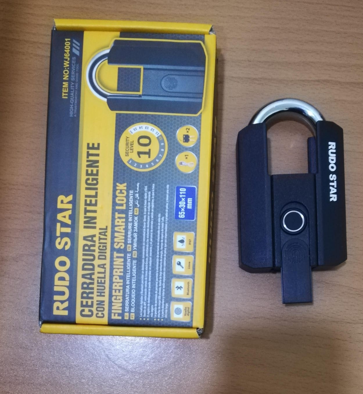 La Forma Más Fácil de Proteger tus Pertenencias Candado con Huella WJ6 Foto 7315915-6.jpg