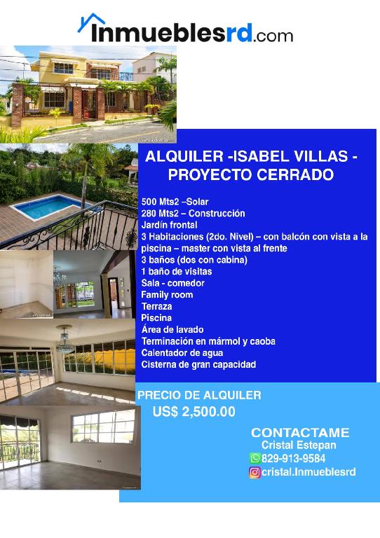 ALQUILO -ISABEL VILLA - PROYECTO CERRADO  Foto 7316185-1.jpg